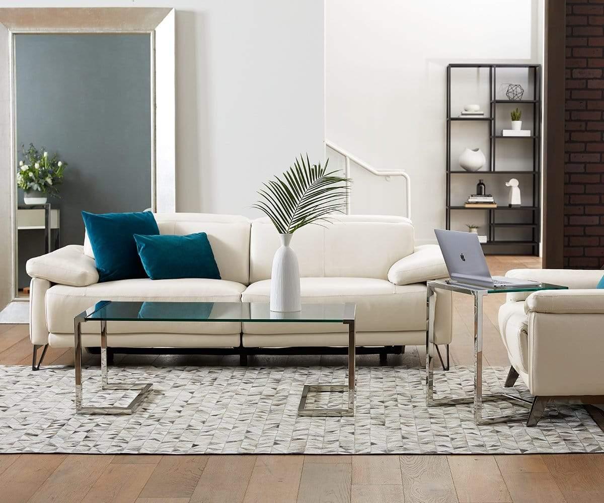 Voss Leather Power Reclining Sofa