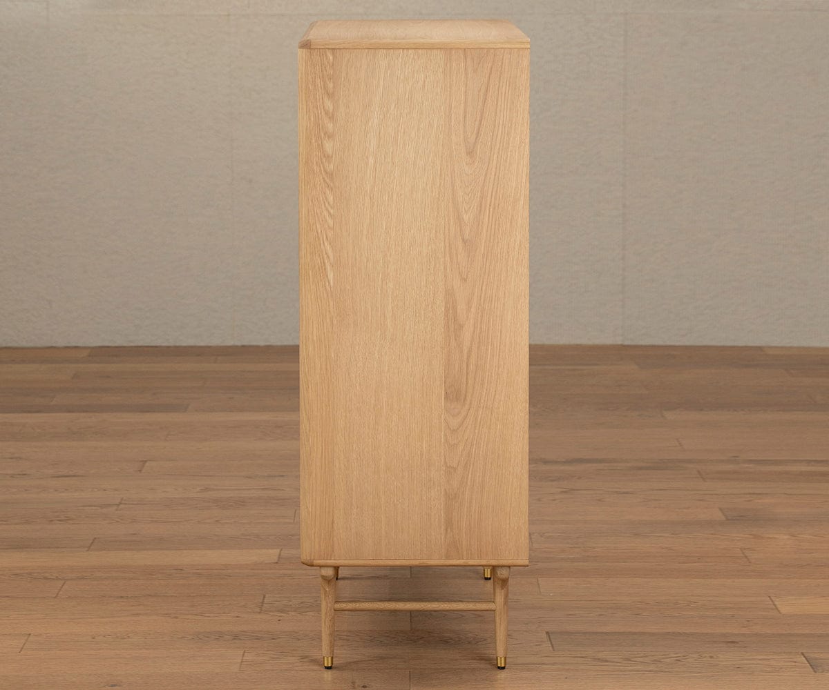 Hendrick High Chest - White Oak | Scandinavian Designs