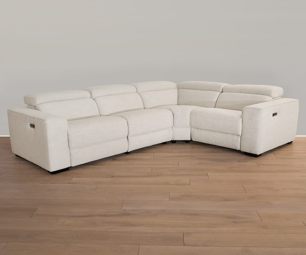Brix 4-piece Modular Power Sectional | Scandinavian Designs