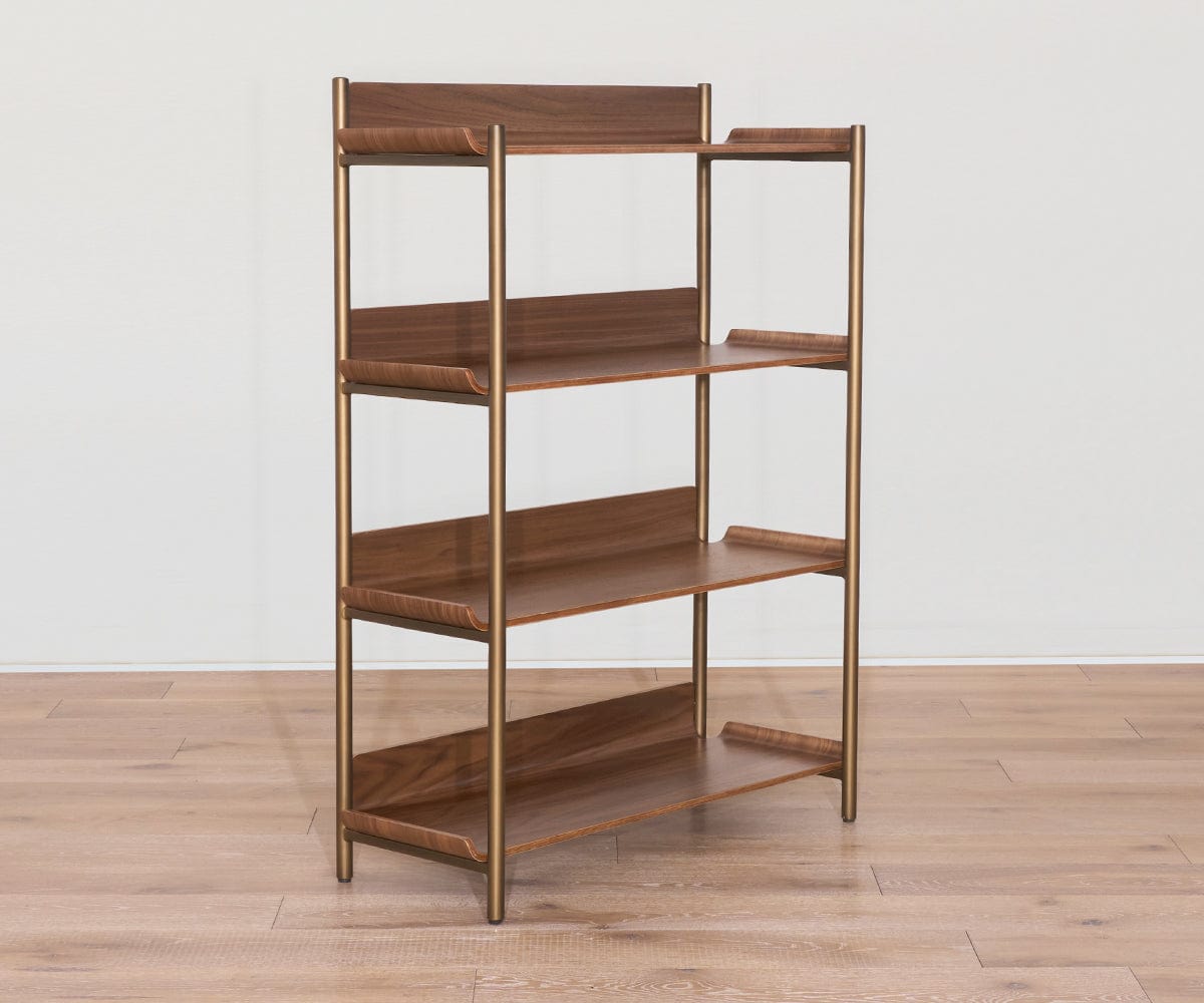 Freya 4 Shelves - Walnut | Scandinavian Designs