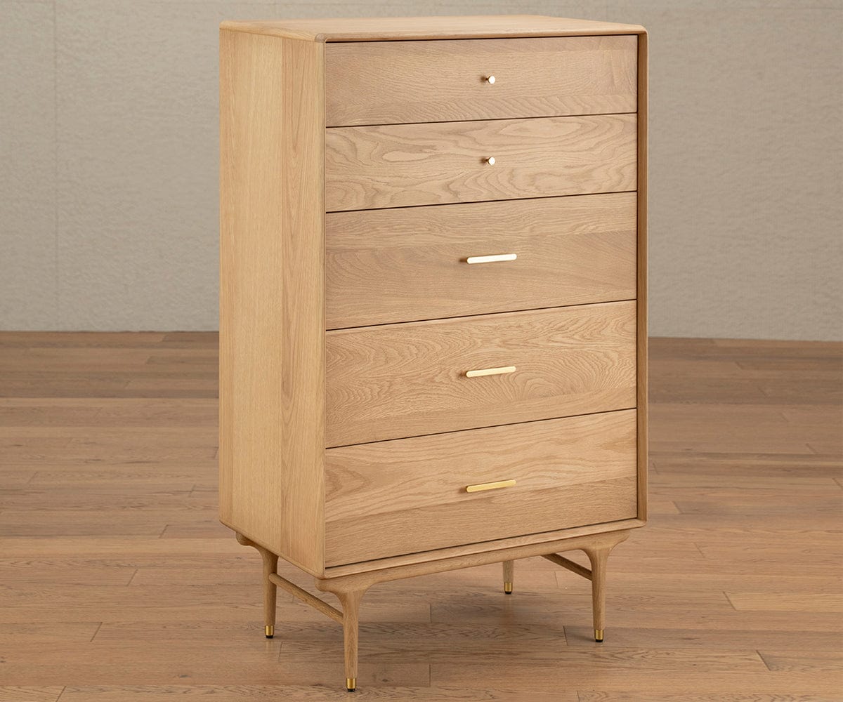 Hendrick High Chest - White Oak | Scandinavian Designs Hendrick High Chest - White Oak | Scandinavian Designs
