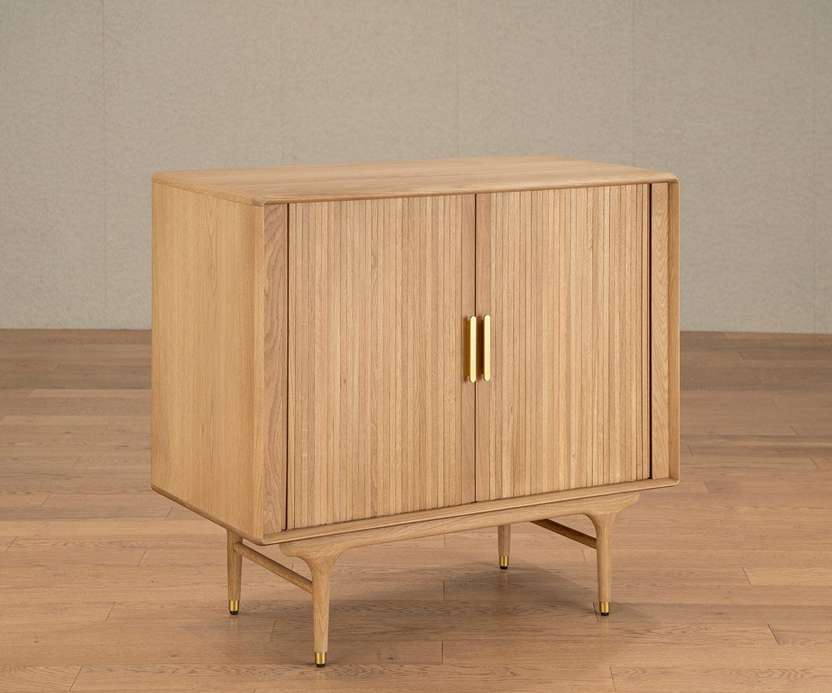 Hendrick Low Cabinet - White Oak