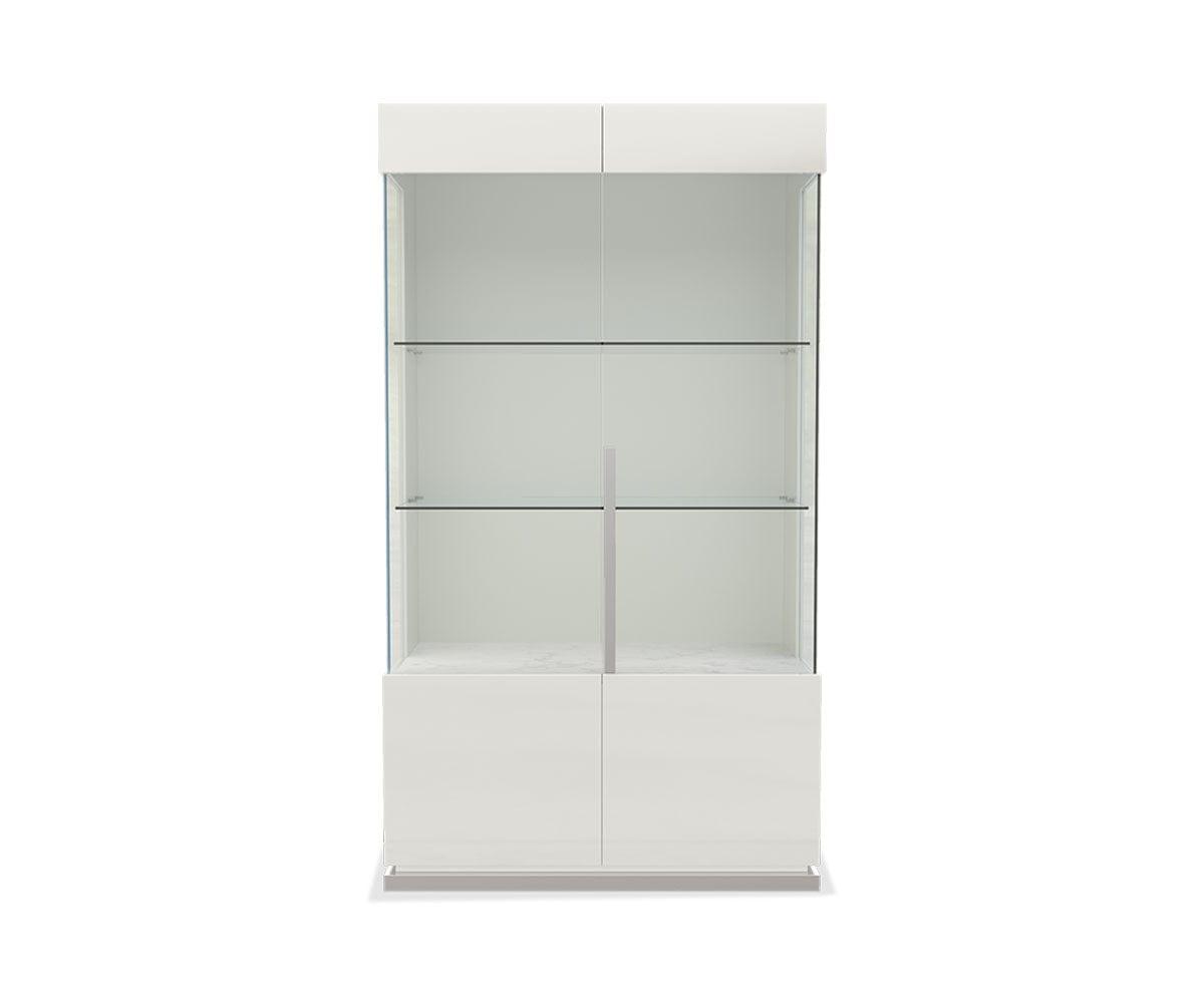Luciana 2-Door Curio | Scandinavian Designs