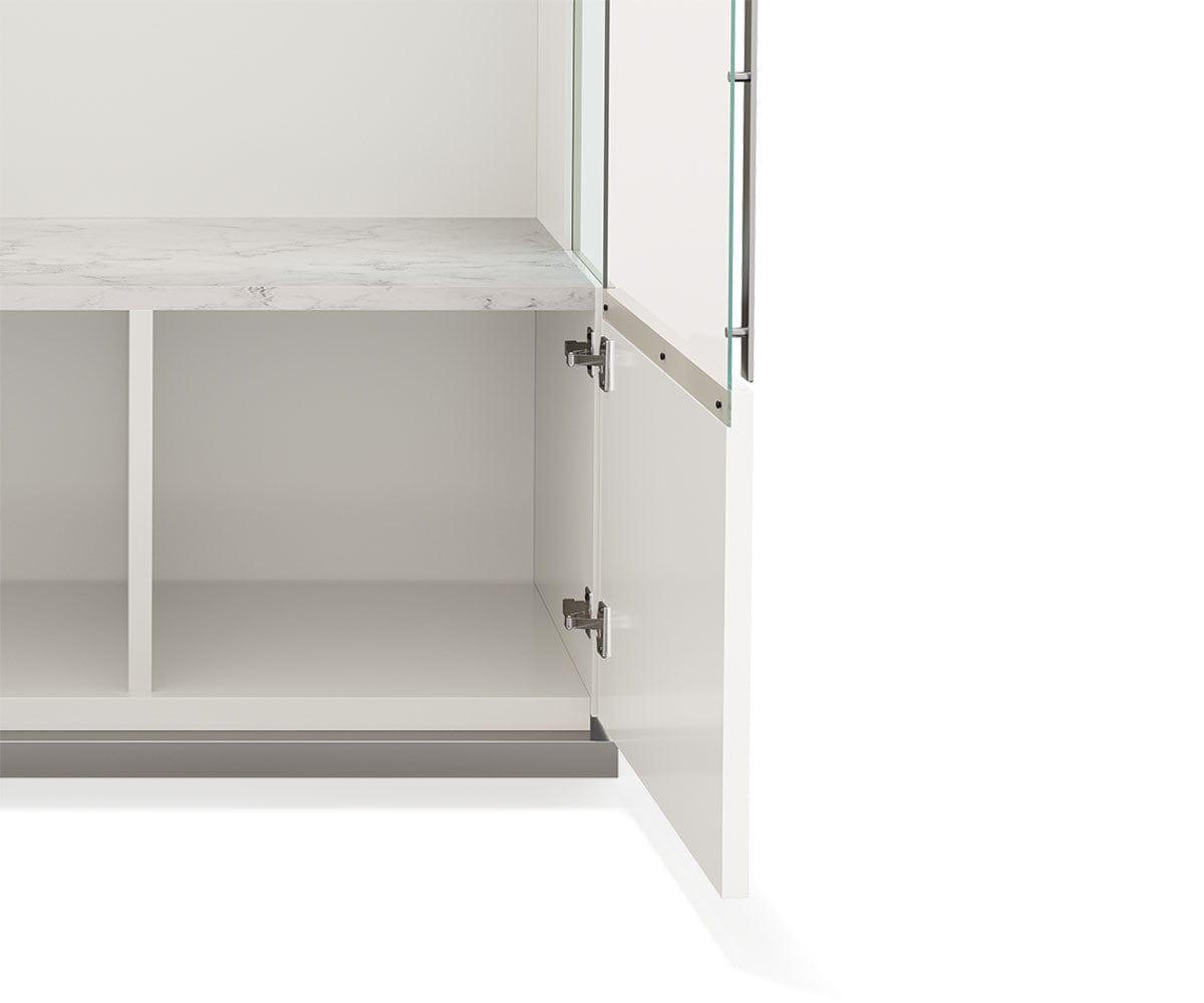 Luciana 2-Door Curio | Scandinavian Designs