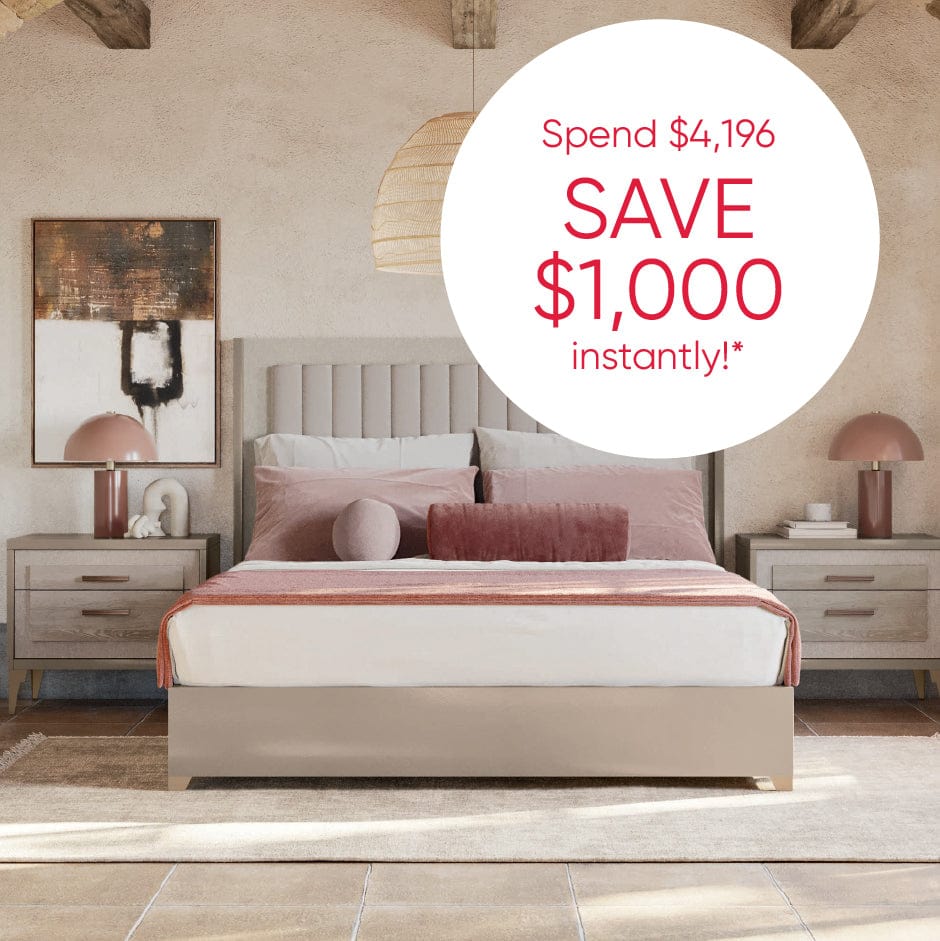 Save on Bedroom Furniture during the Buy More, Save More Promotion