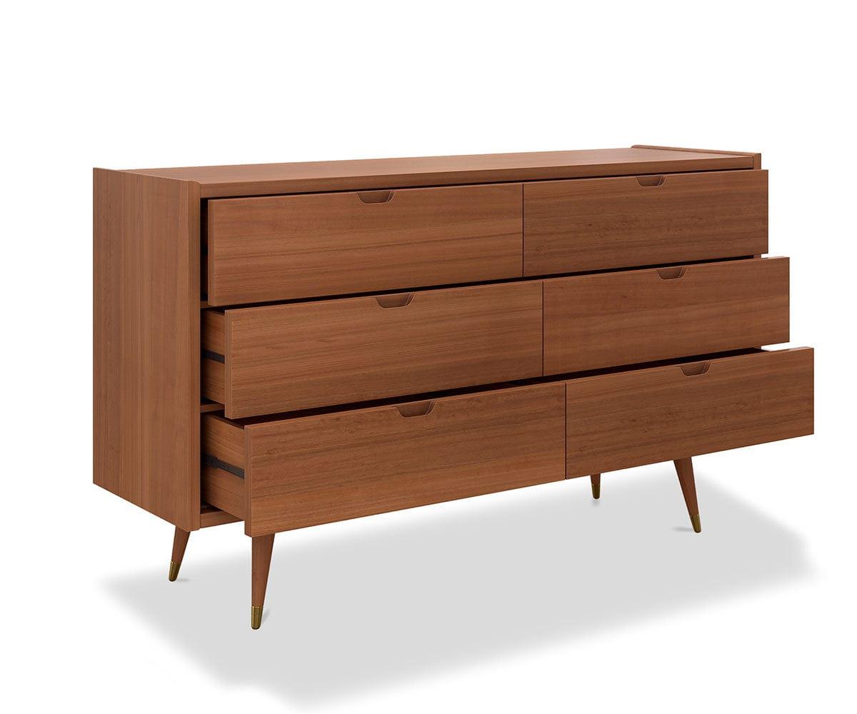 Bolig Double Dresser - Light Walnut Stain Bolig Double Dresser - Light Walnut Stain