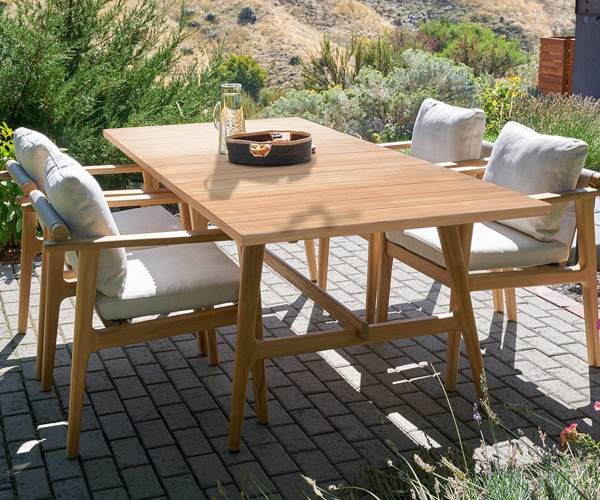 Beck Teak Outdoor Dining Table