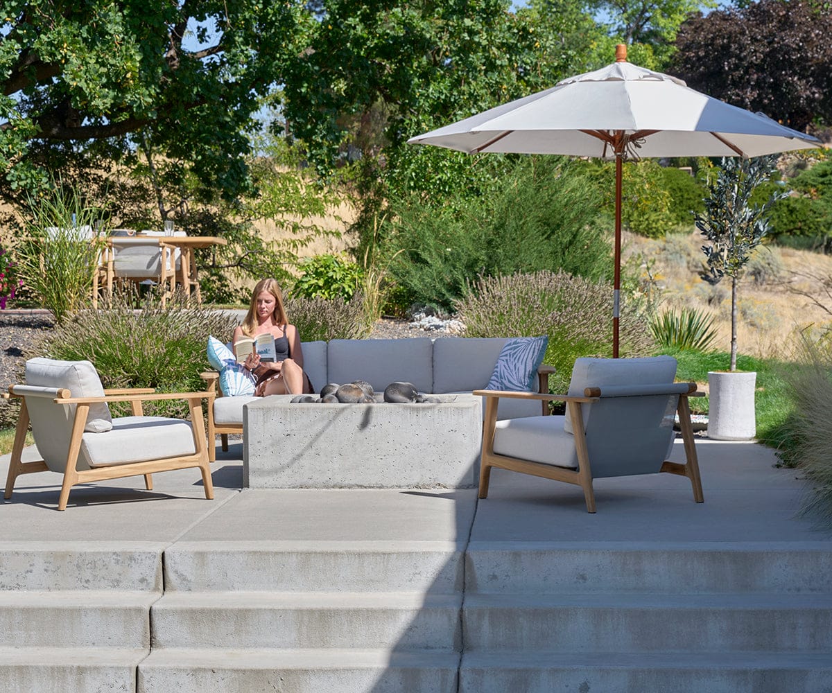 Beck Teak Outdoor Lounge Chair