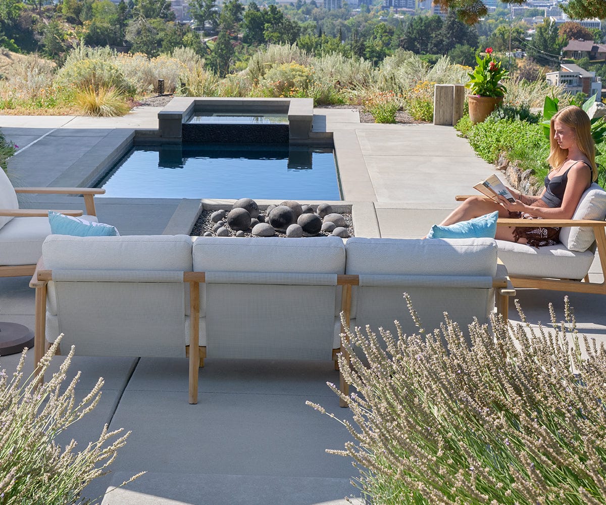 Beck Teak Outdoor Sofa