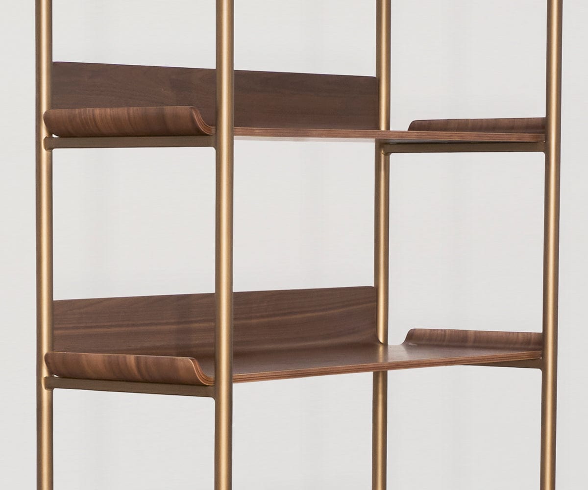 Freya 6 Shelves - Walnut | Scandinavian Designs