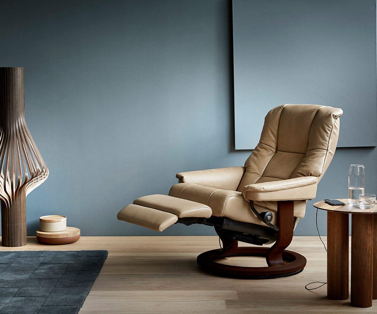 Stressless® Mayfair Power Leg Back Recliner Scandinavian Designs
