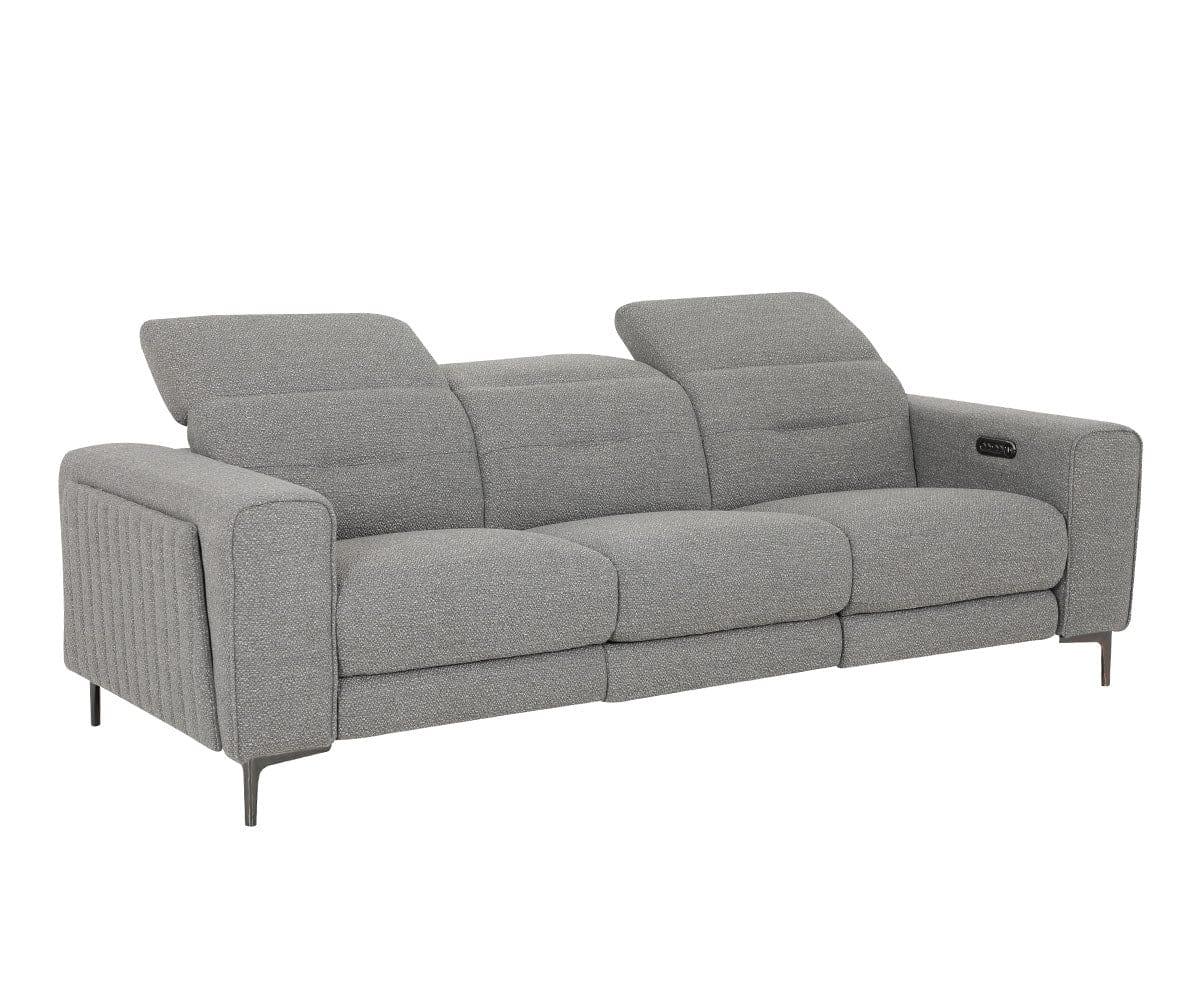 Grey fabric lounge hot sale