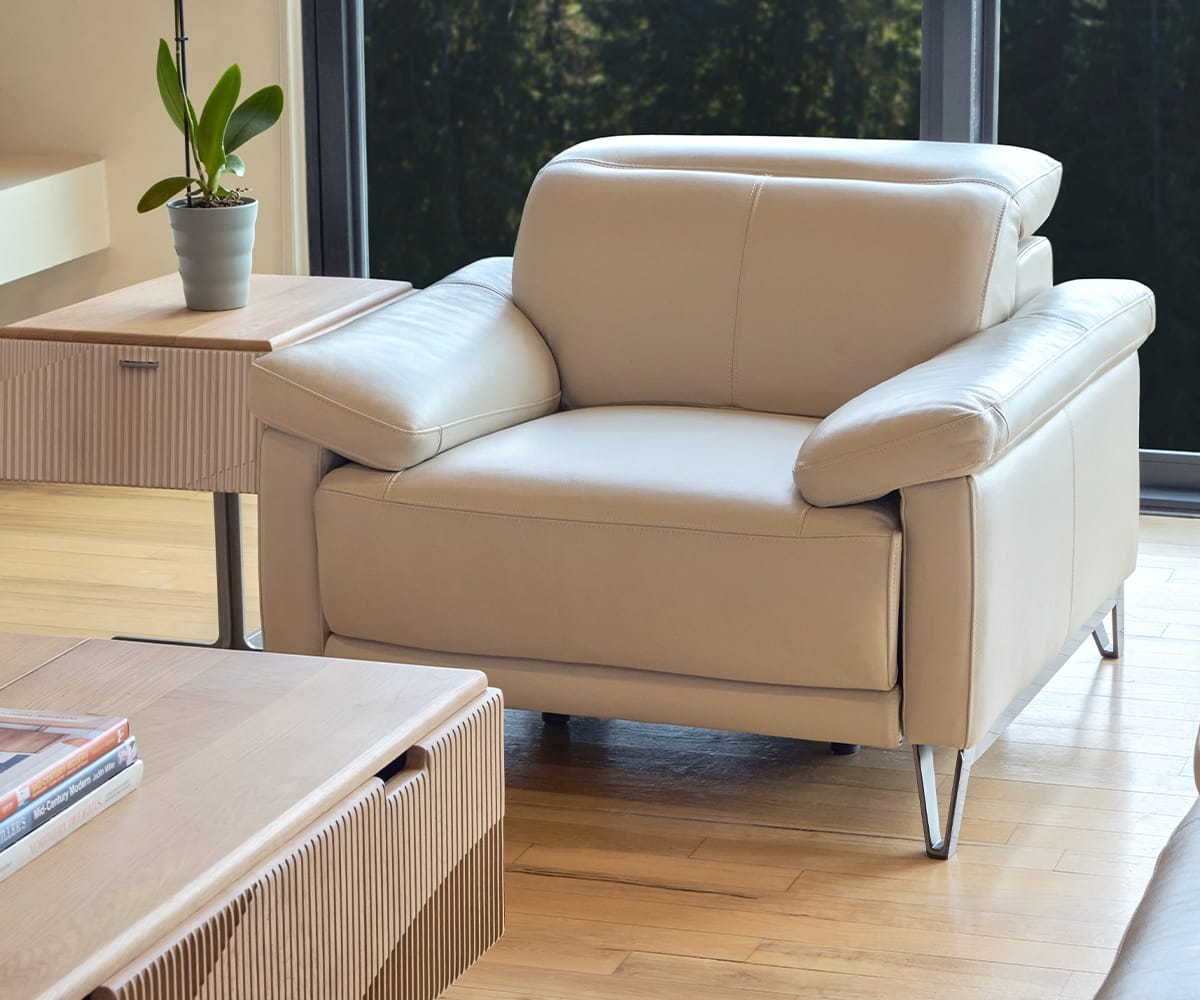 Voss Leather Power Recliner