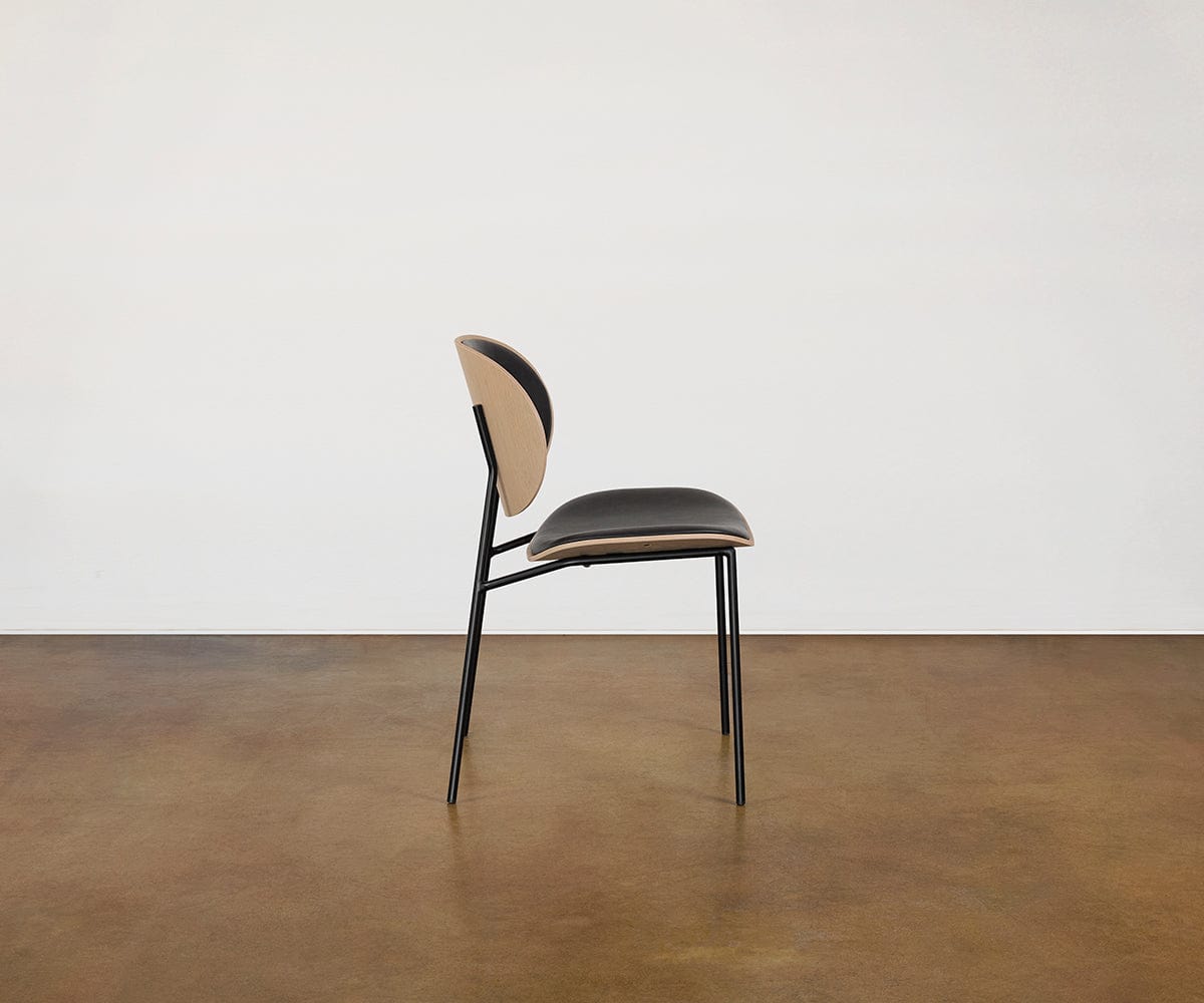 Idona Leather Dining Chair | Scandinavian Designs