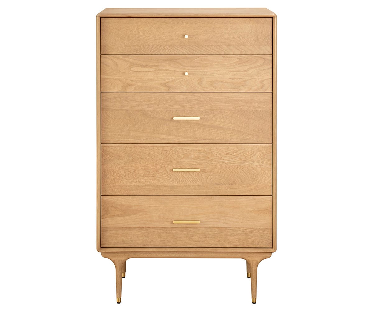 Hendrick High Chest - White Oak
