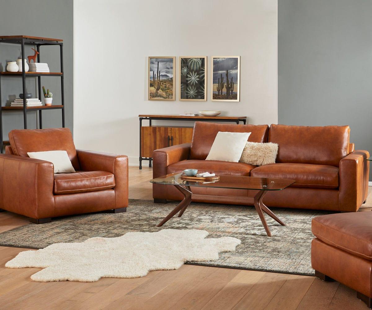 Leather Sofa Living Room Design