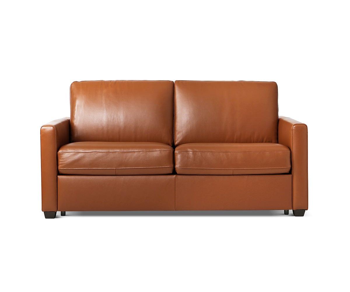 Jonas Leather Full Sleeper Sofa
