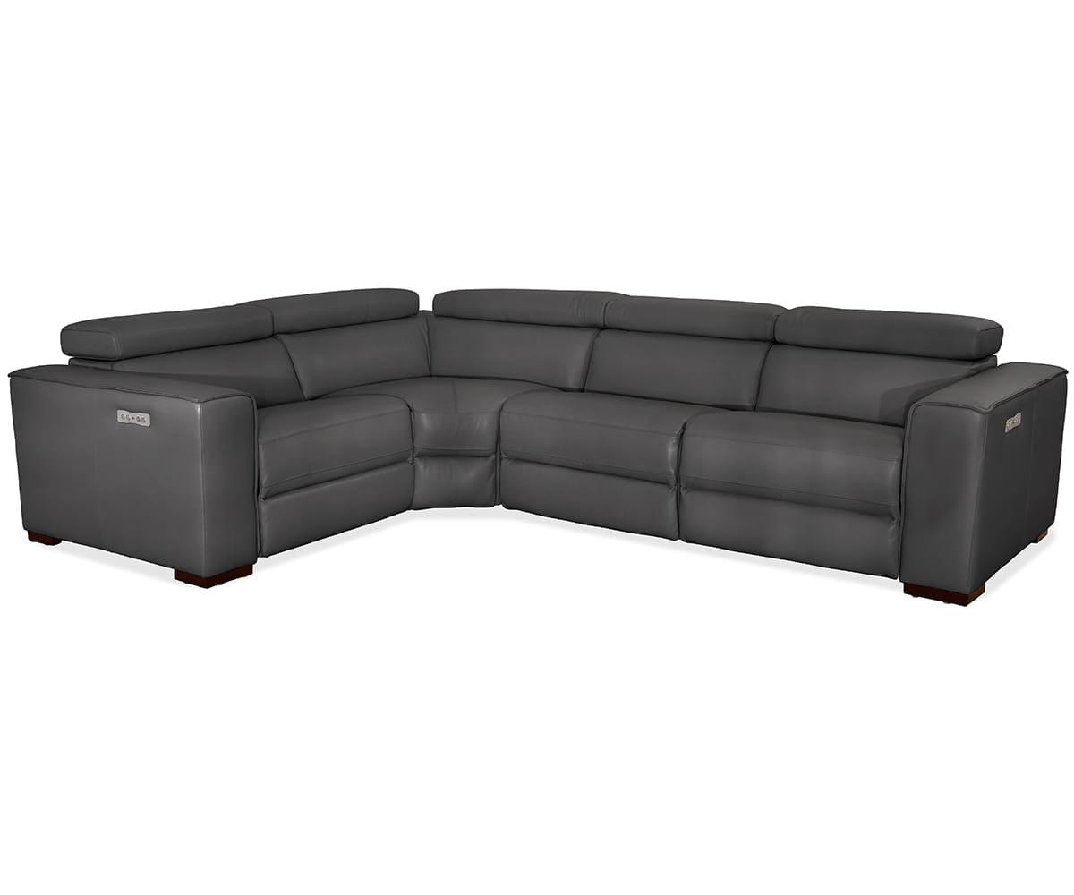 Lewen 4-Piece Modular Power Motion Sectional | Scandinavian Designs