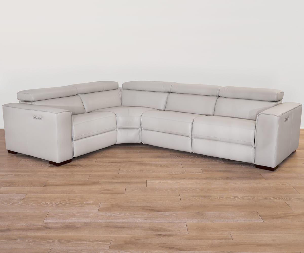 Lewen 4-Piece Modular Power Motion Sectional | Scandinavian Designs