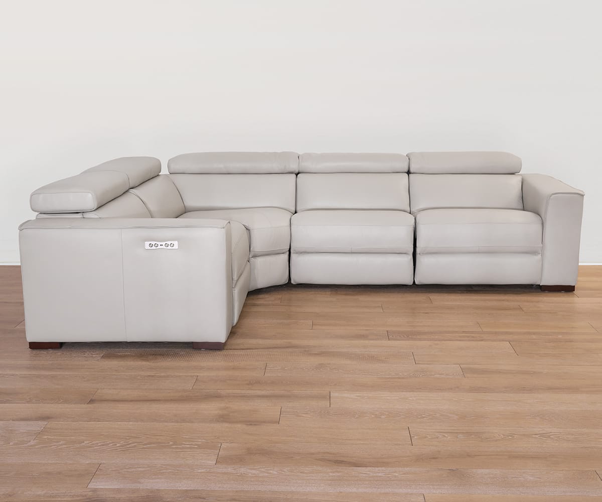 Lewen 4-Piece Modular Power Motion Sectional | Scandinavian Designs