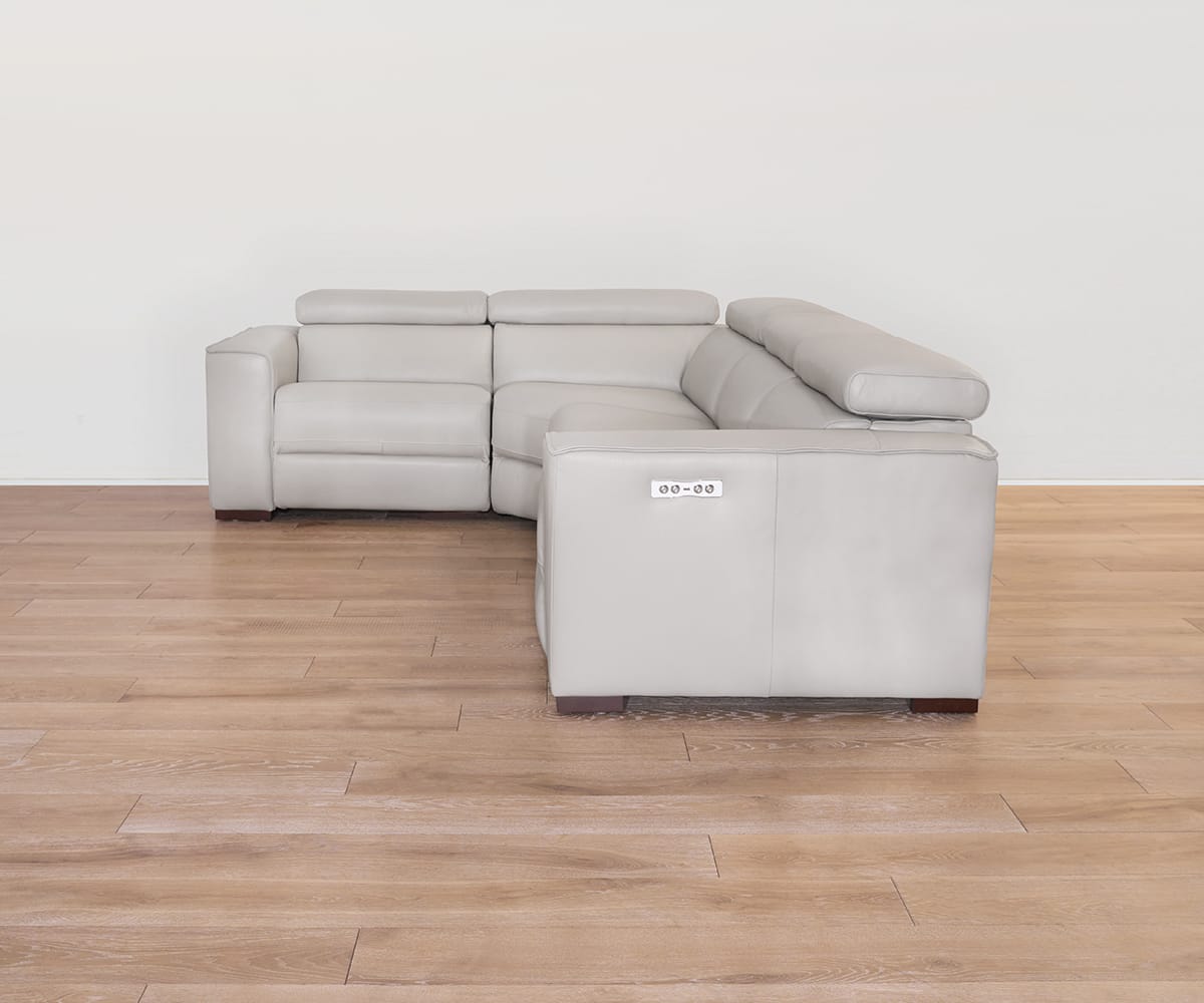 Lewen 4-Piece Modular Power Motion Sectional | Scandinavian Designs