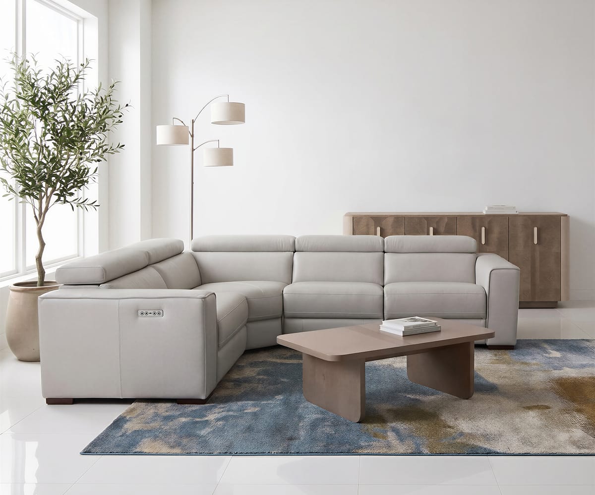 Lewen 4-Piece Modular Power Motion Sectional