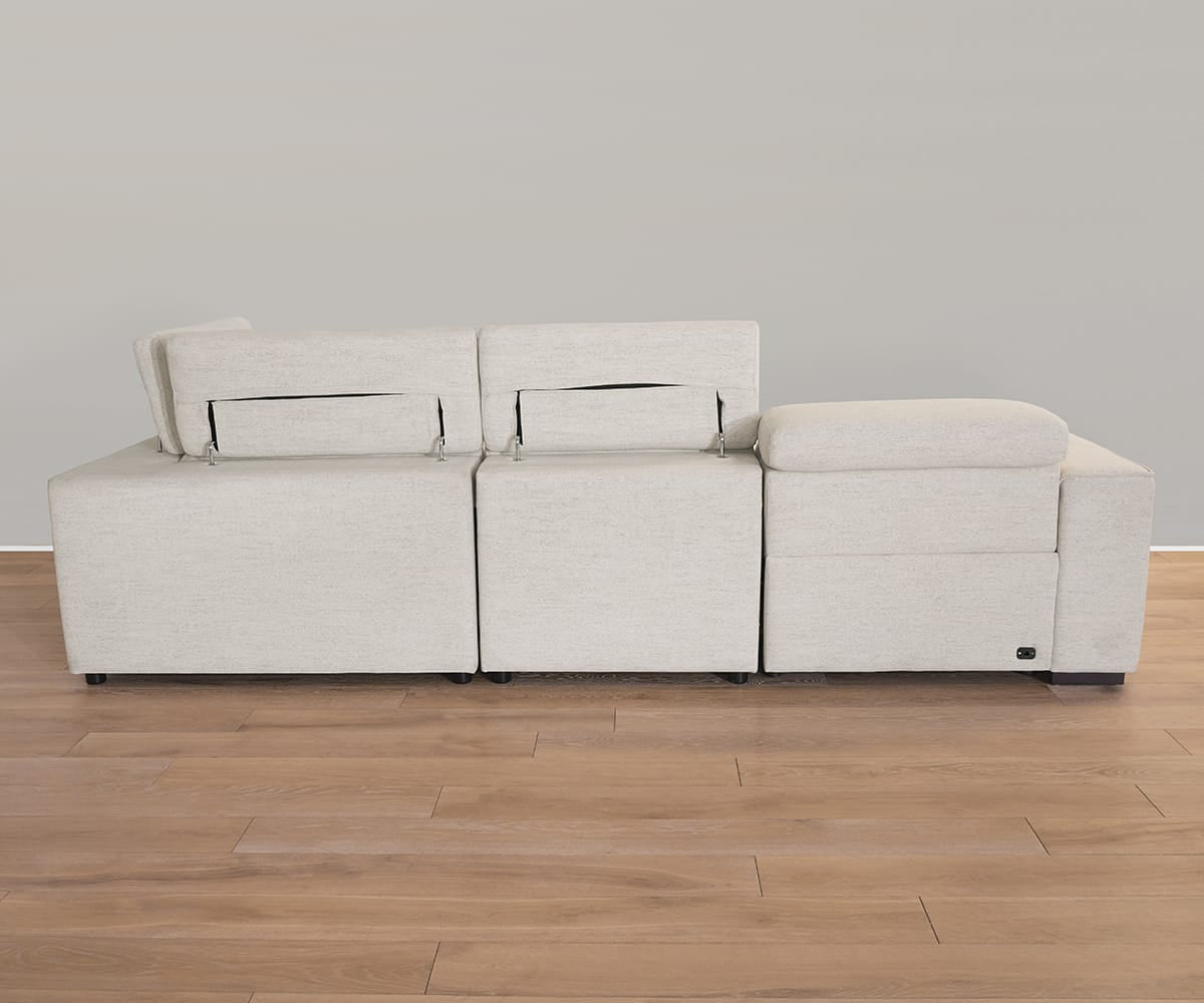Brix 4-piece Modular Power Sectional | Scandinavian Designs
