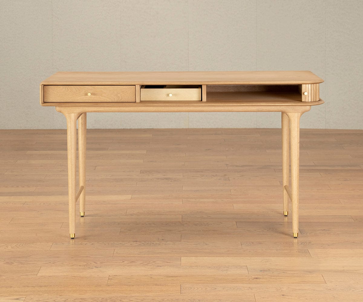 Hendrick Desk - White Oak | Scandinavian Designs