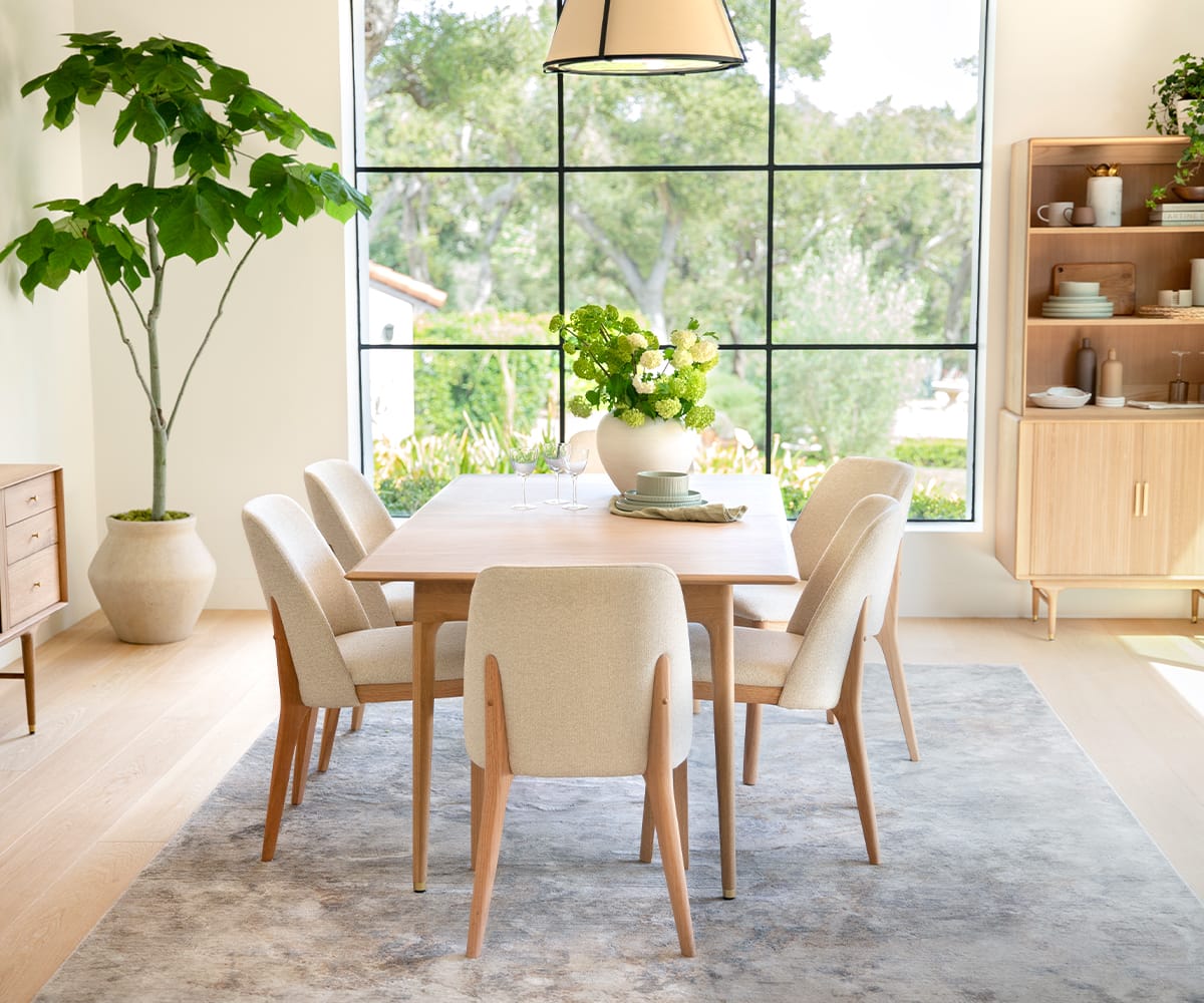 Hendrick Extension Dining Table - White Oak