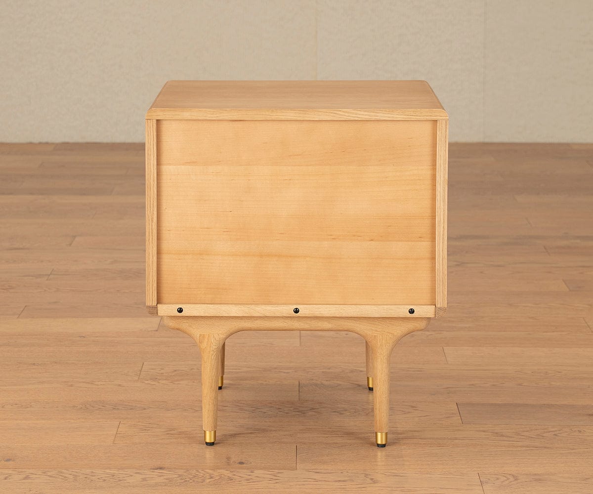Hendrick Nightstand - White Oak | Scandinavian Designs