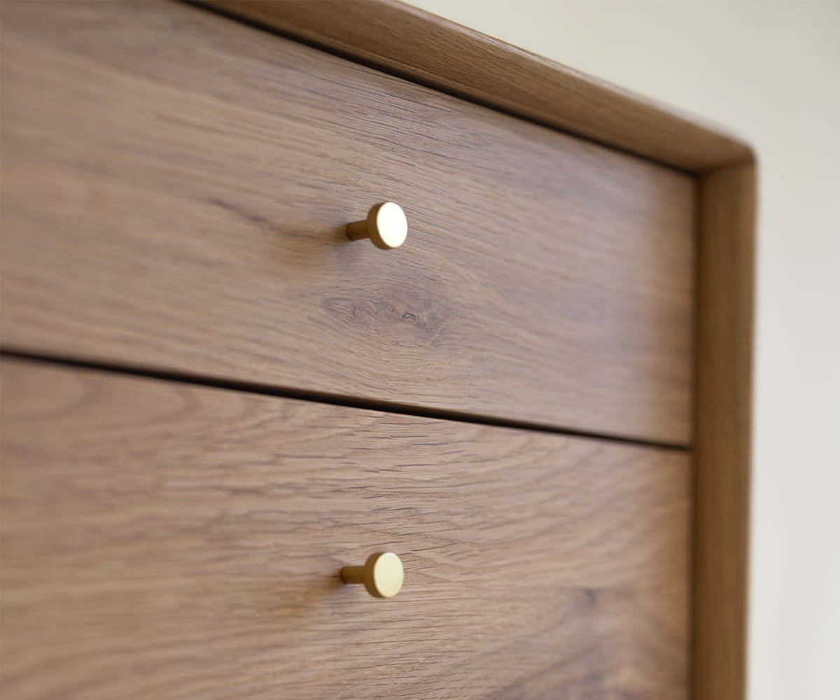 Hendrick High Chest - White Oak