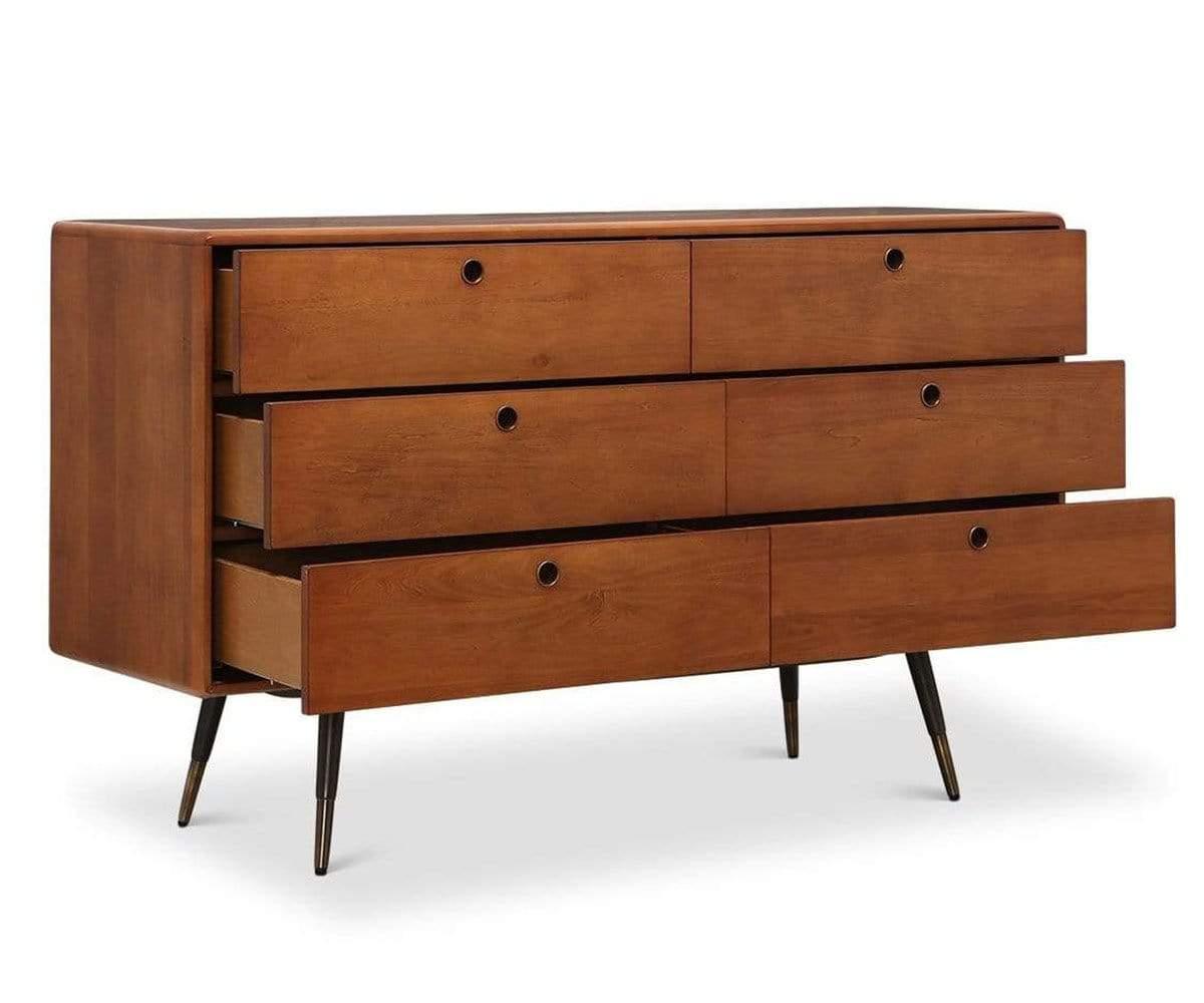 Double dresser deals mid century modern