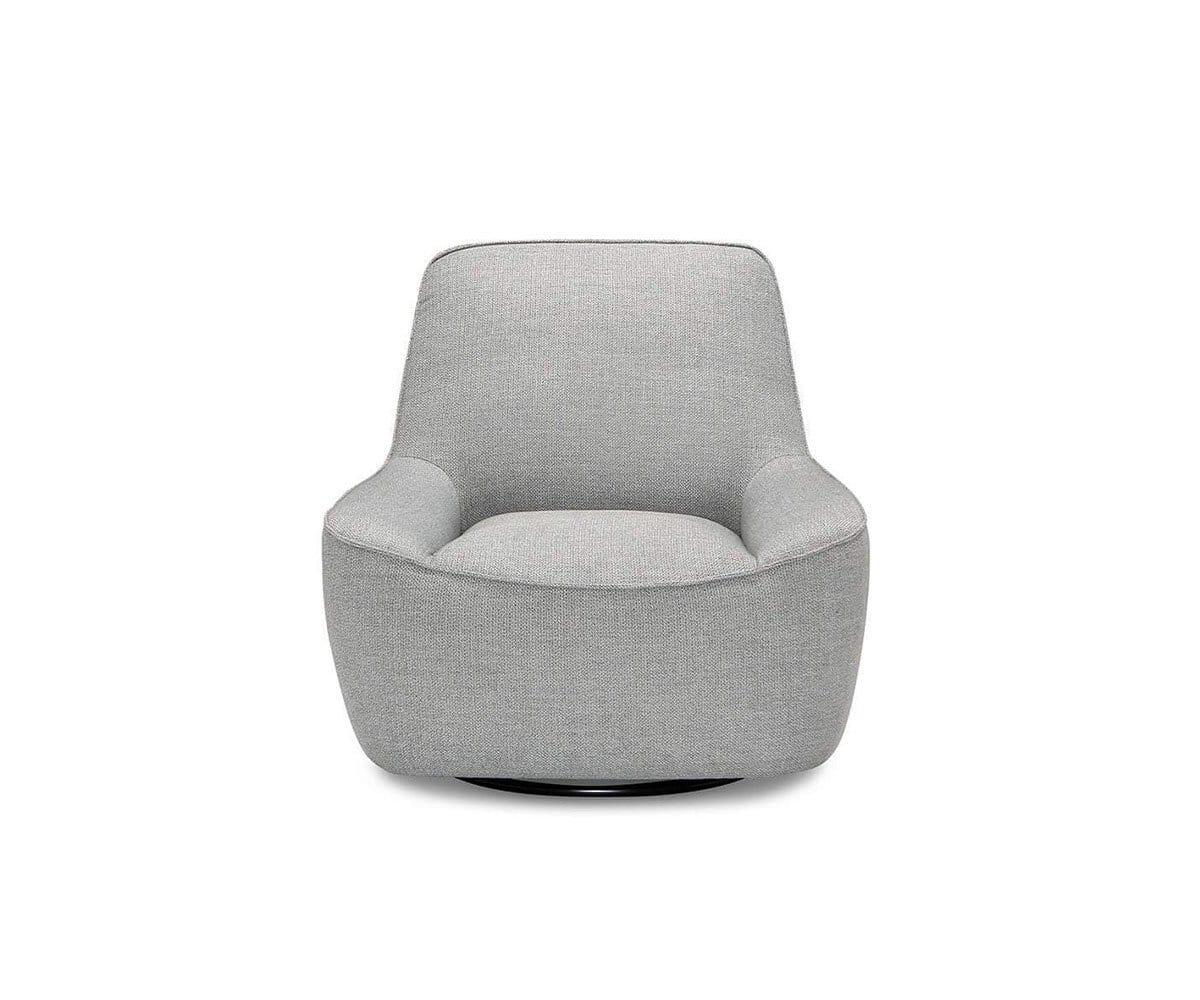 Rost Swivel Chair Light Grey Blue Scandinavian Designs