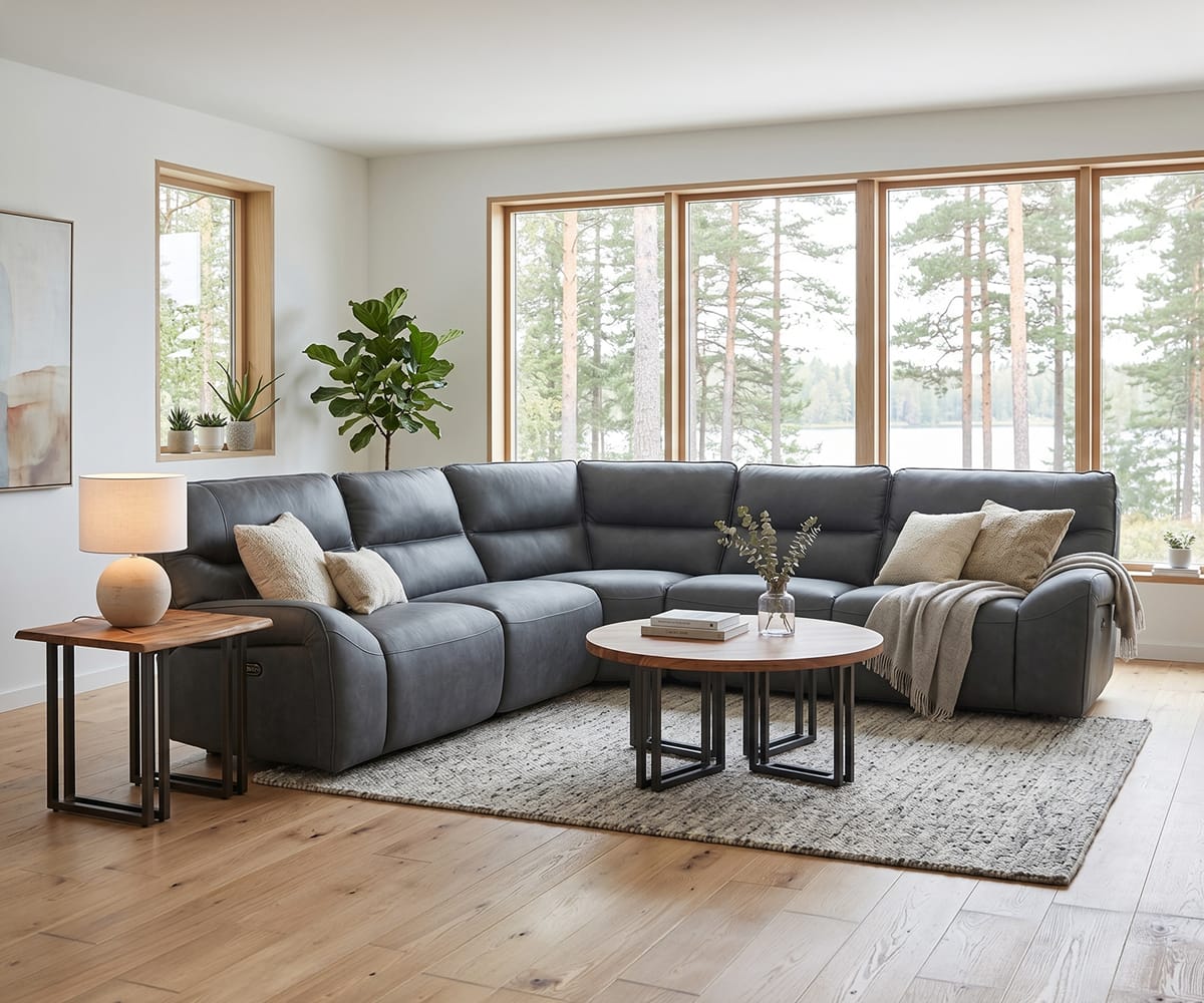 Lunna 5-piece Modular Power Sectional
