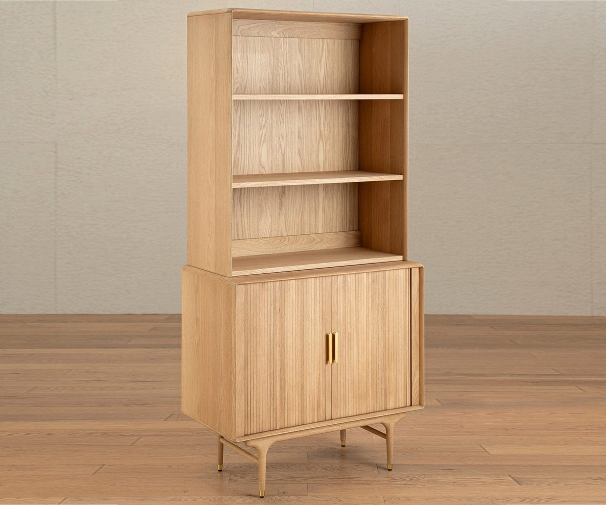 Hendrick High Cabinet II - White Oak