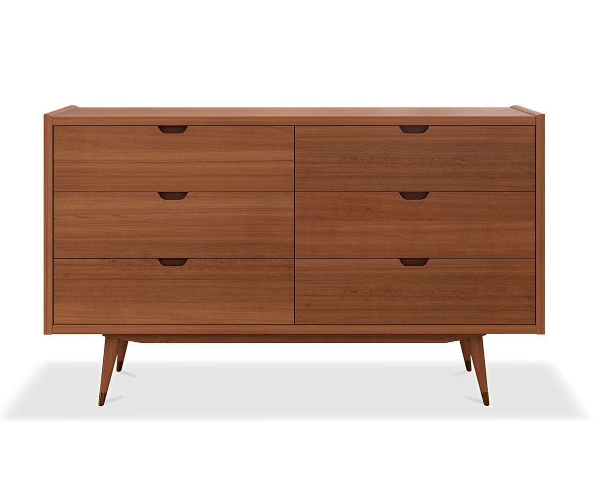 Bolig Double Dresser - Light Walnut Stain - Light Walnut Stain Bolig Double Dresser - Light Walnut Stain - Light Walnut Stain