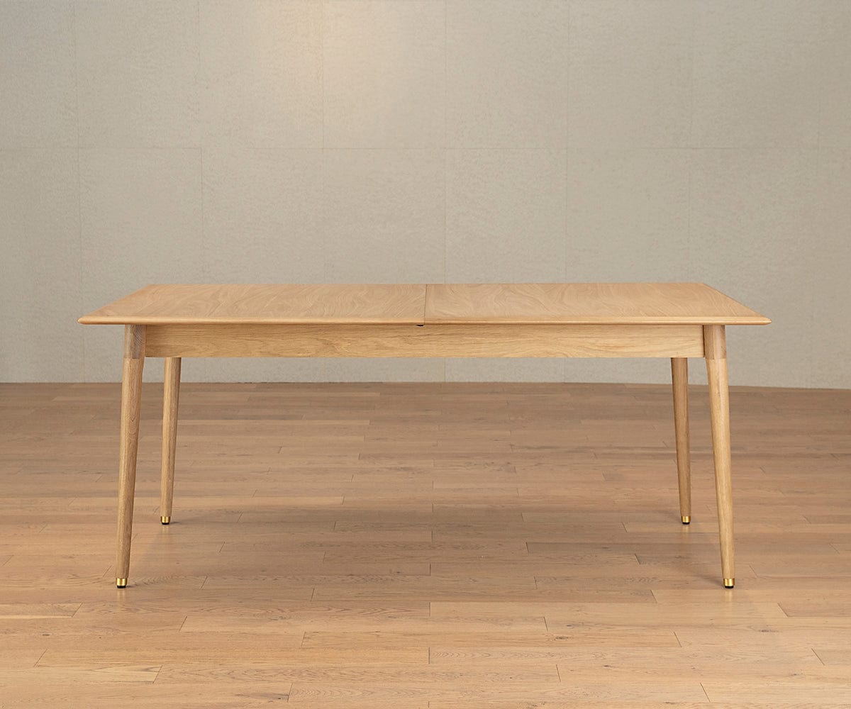 Hendrick Extension Dining Table - White Oak | Scandinavian Designs