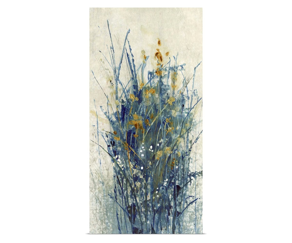 Indigo Floral I Wall Art