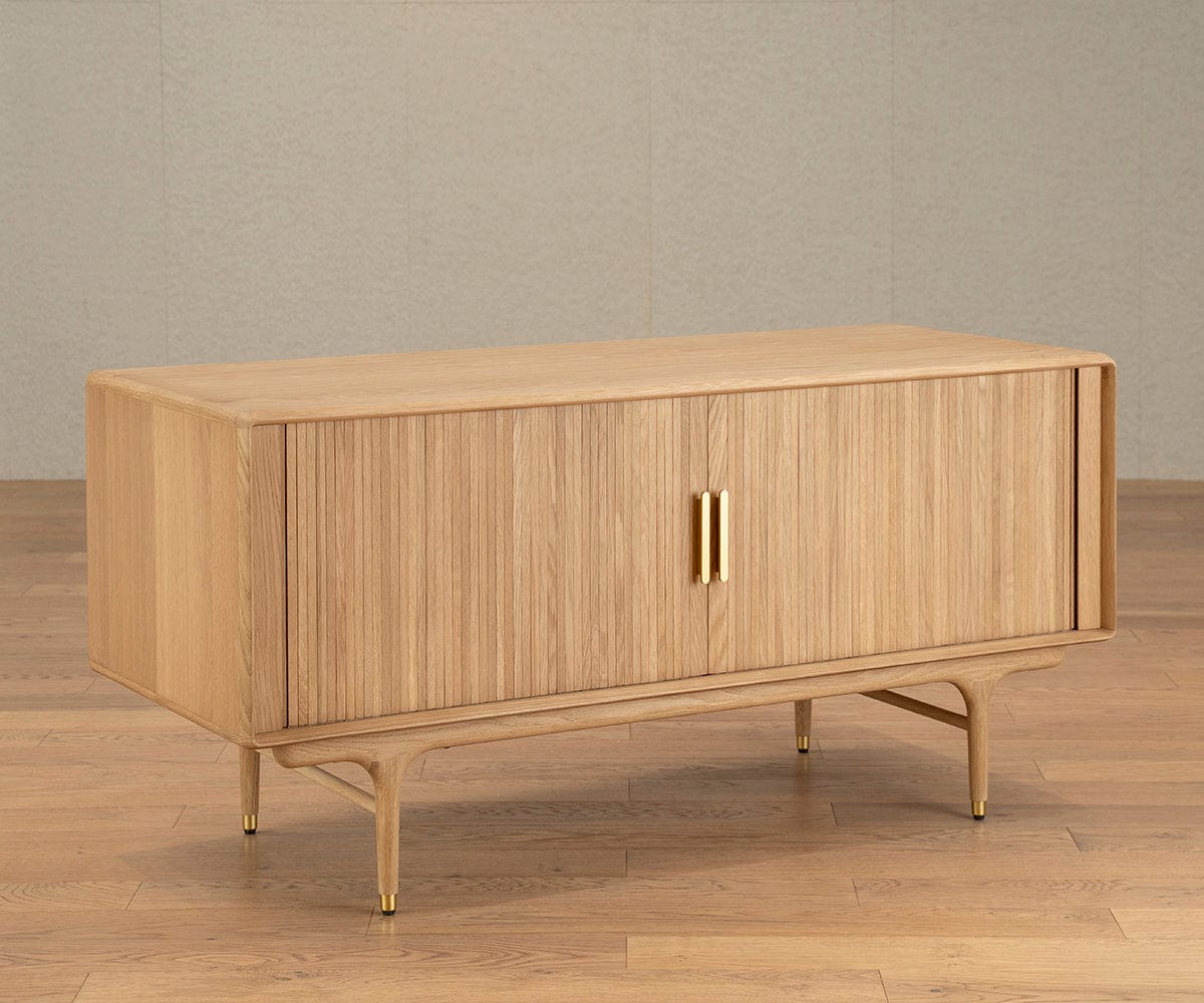 Hendrick 52" Media Stand II - White Oak