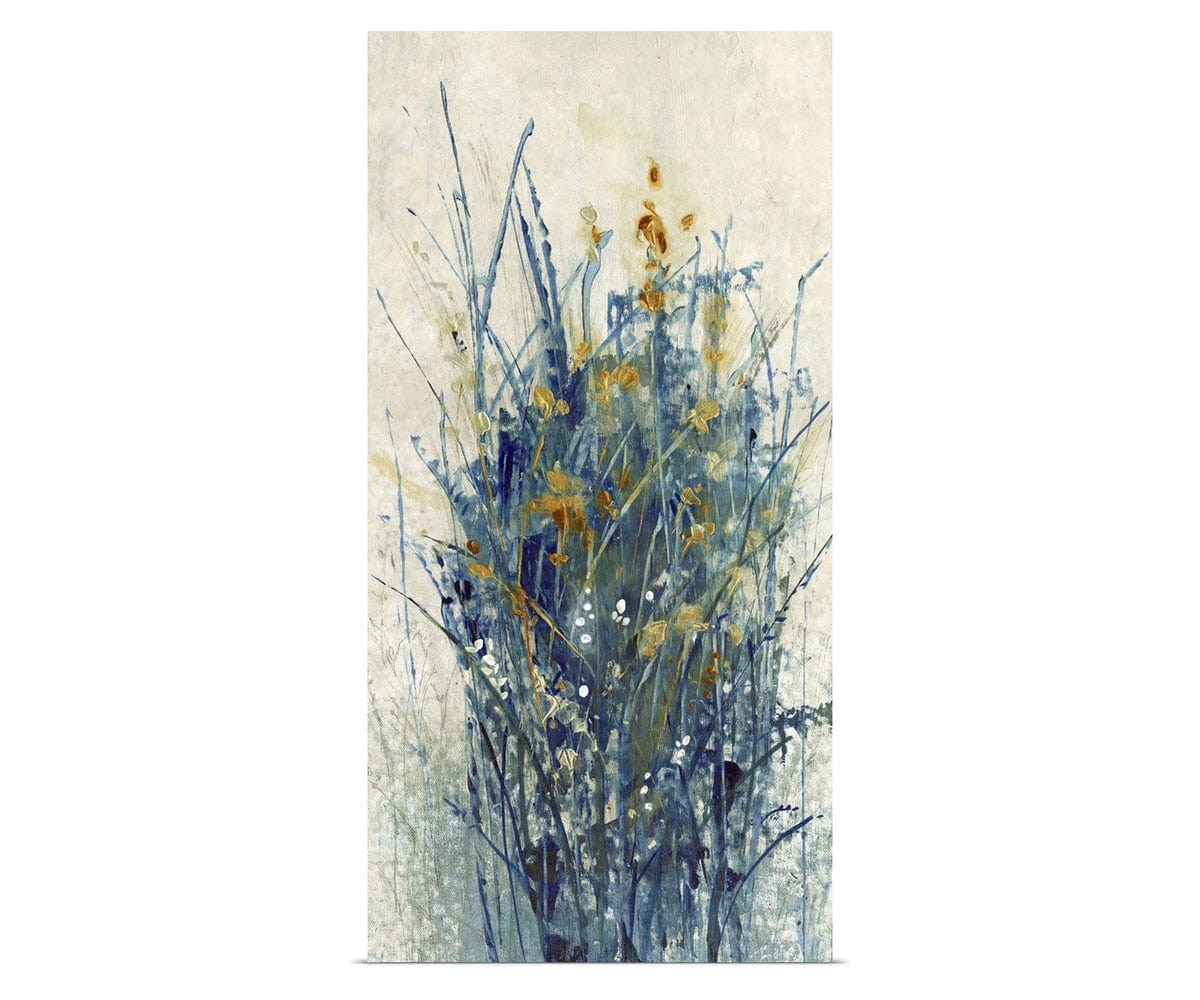 Indigo Floral II Wall Art