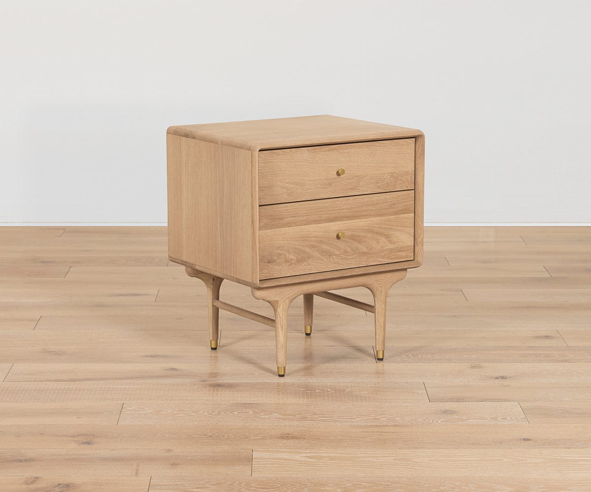 Hendrick Nightstand - White Oak