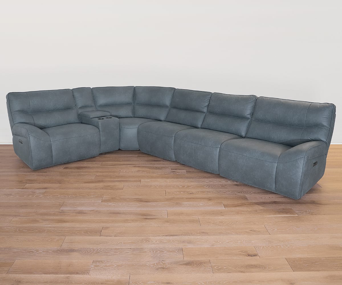 Lunna 6-piece Modular Power Sectional