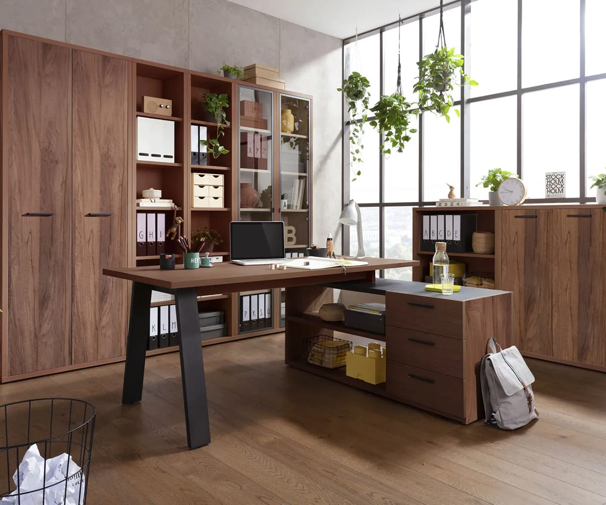 Arren Low Bookcase With Doors