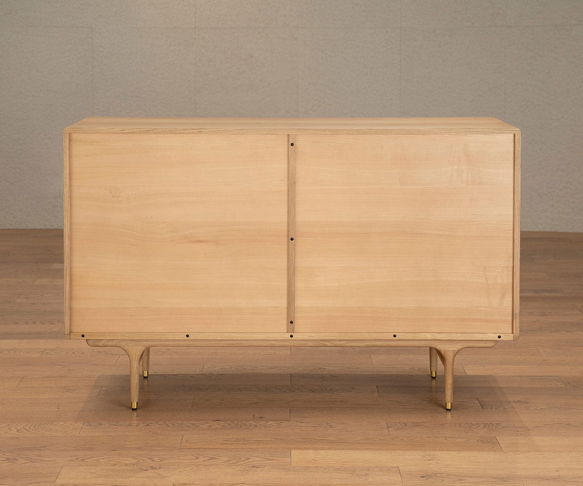 modern white oak dresser Hendrick Double Dresser - White Oak