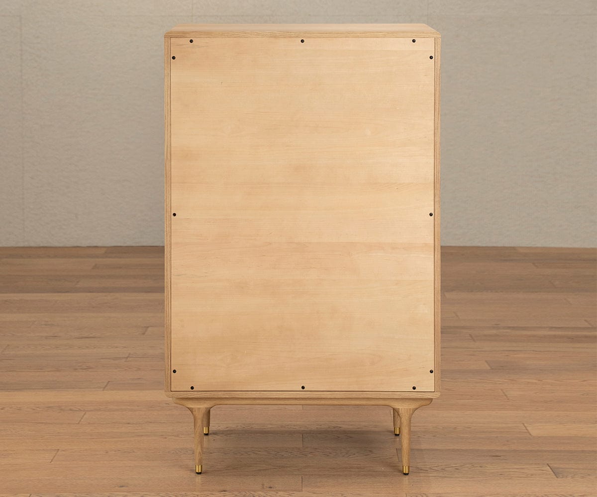 Hendrick High Chest - White Oak | Scandinavian Designs