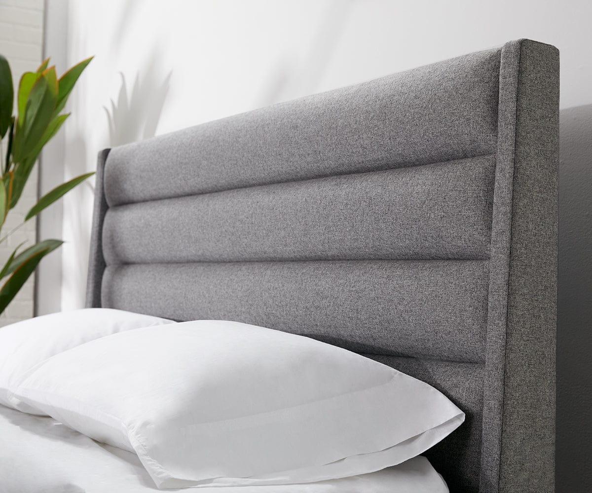 Reed Upholstered Storage Bed Scandinavian Designs