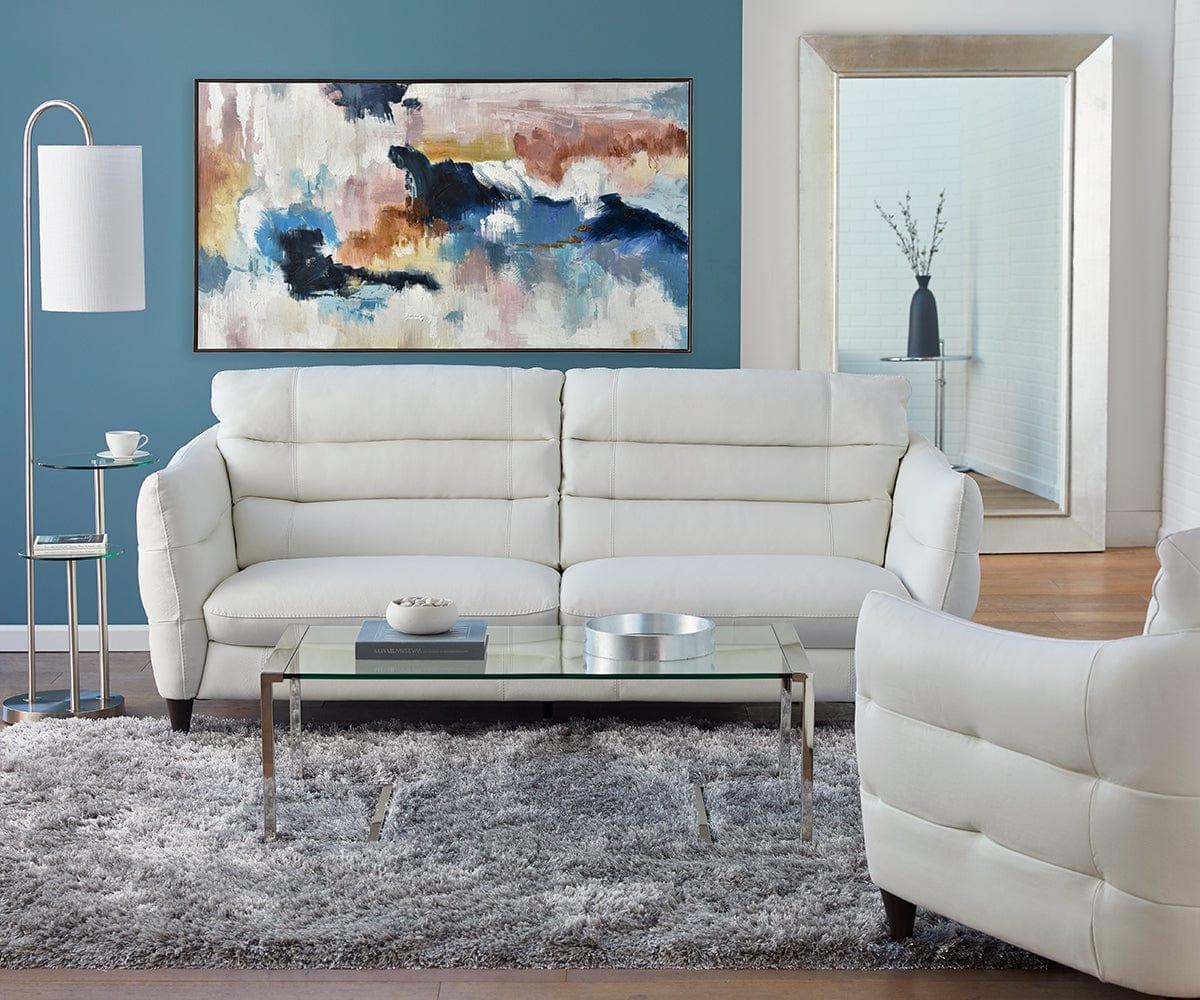 Blanca Leather Sofa - Scandinavian Designs