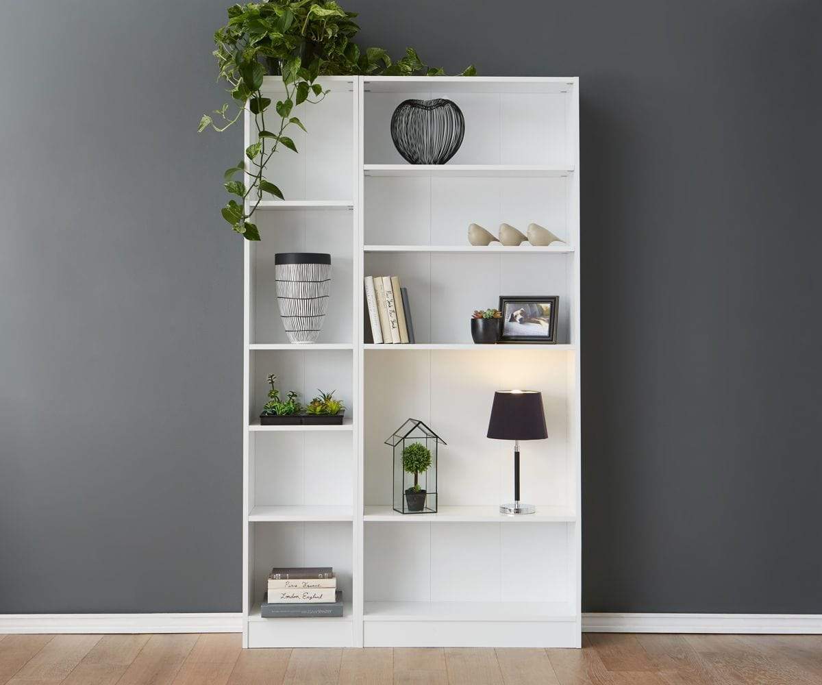 Stuen Wide Tall Bookcase - Scandinavian Designs