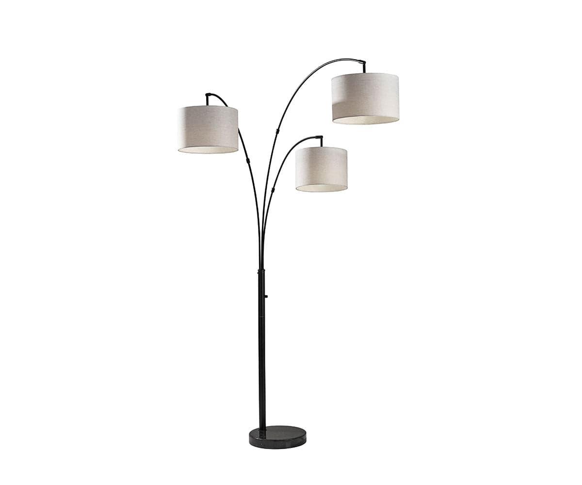 Risa 3-Light Arch Floor Lamp - Scandinavian Designs