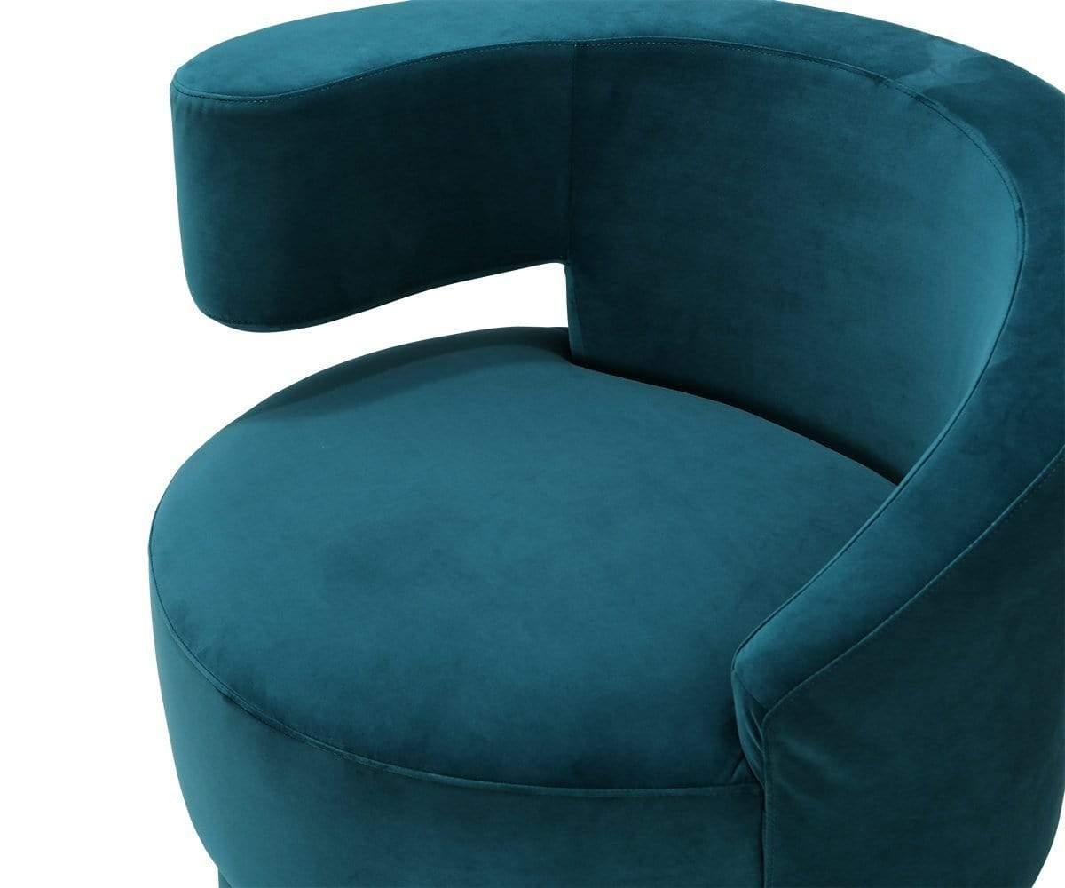 Swivel discount chair teal